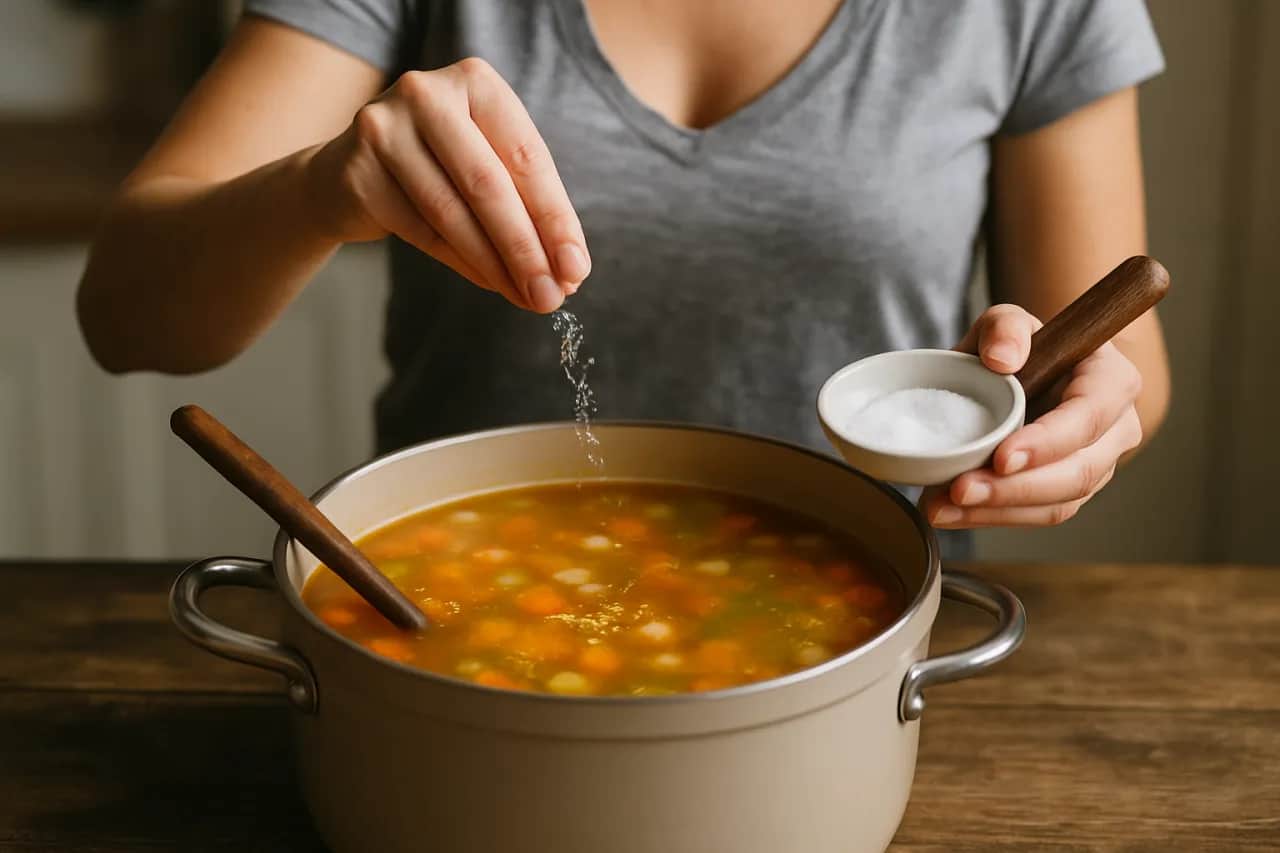 Jak szybko uratować przesoloną zupę? Sprawdzone triki!